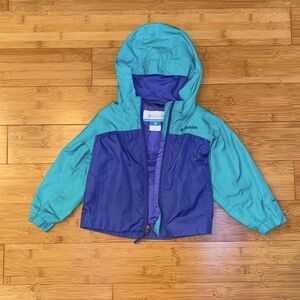 Columbia Toddler Jacket, Purple and Teal, size 2T, Great Condition!